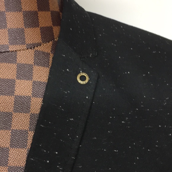 Howe-Black Seamed Marled Knit Blazer 40R NWT - Picture 5 of 7